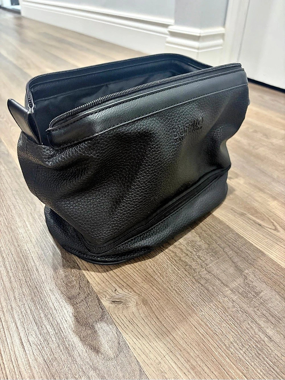 Buffalo David Bitton Black Toiletry Bag